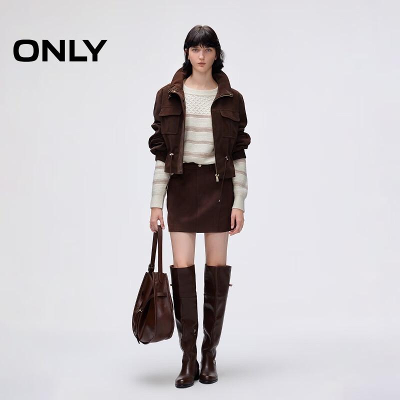 ONLY Women's Retro French Striped Raglan Knit Sweater