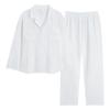 New pajamas women's spring, autumn and summer double-layer gauze pure cotton long-sleeved Korean version of high-end loungewear small man suit