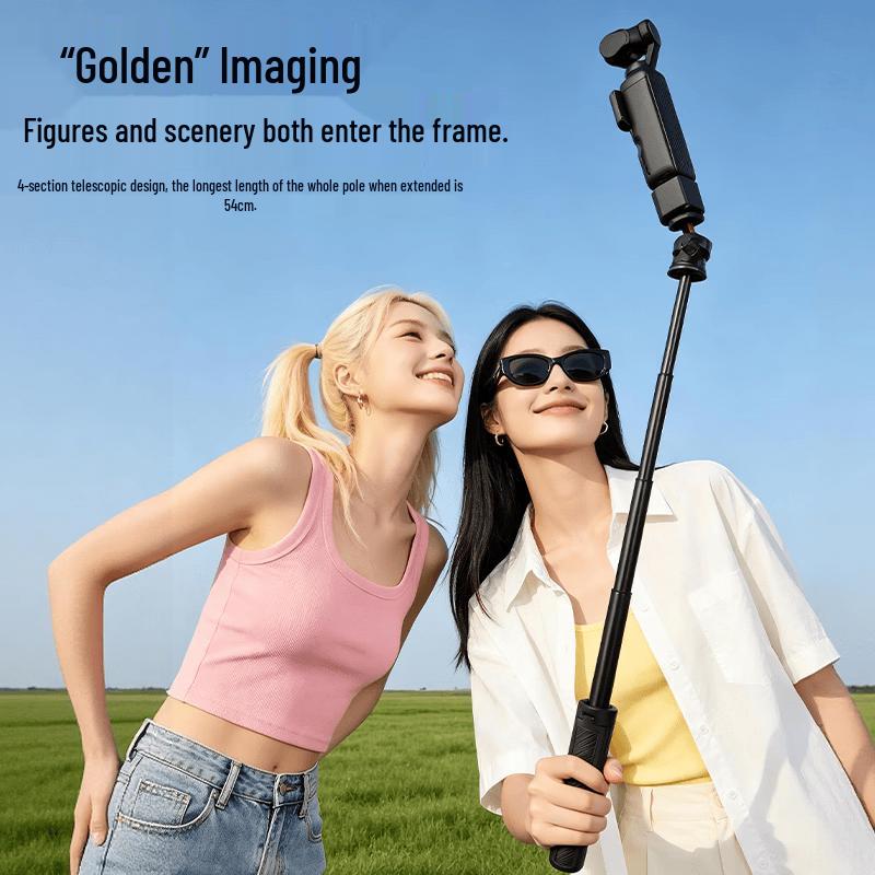 LATZZ Extendable Tripod Selfie Stick for DJI Pocket 3/4 & Insta360