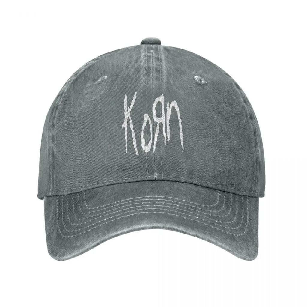 Korn Band Logo Baseball Caps Merch for Men Women Daily Wear Trucker Hat Adjustable Fit Snapback Hat
