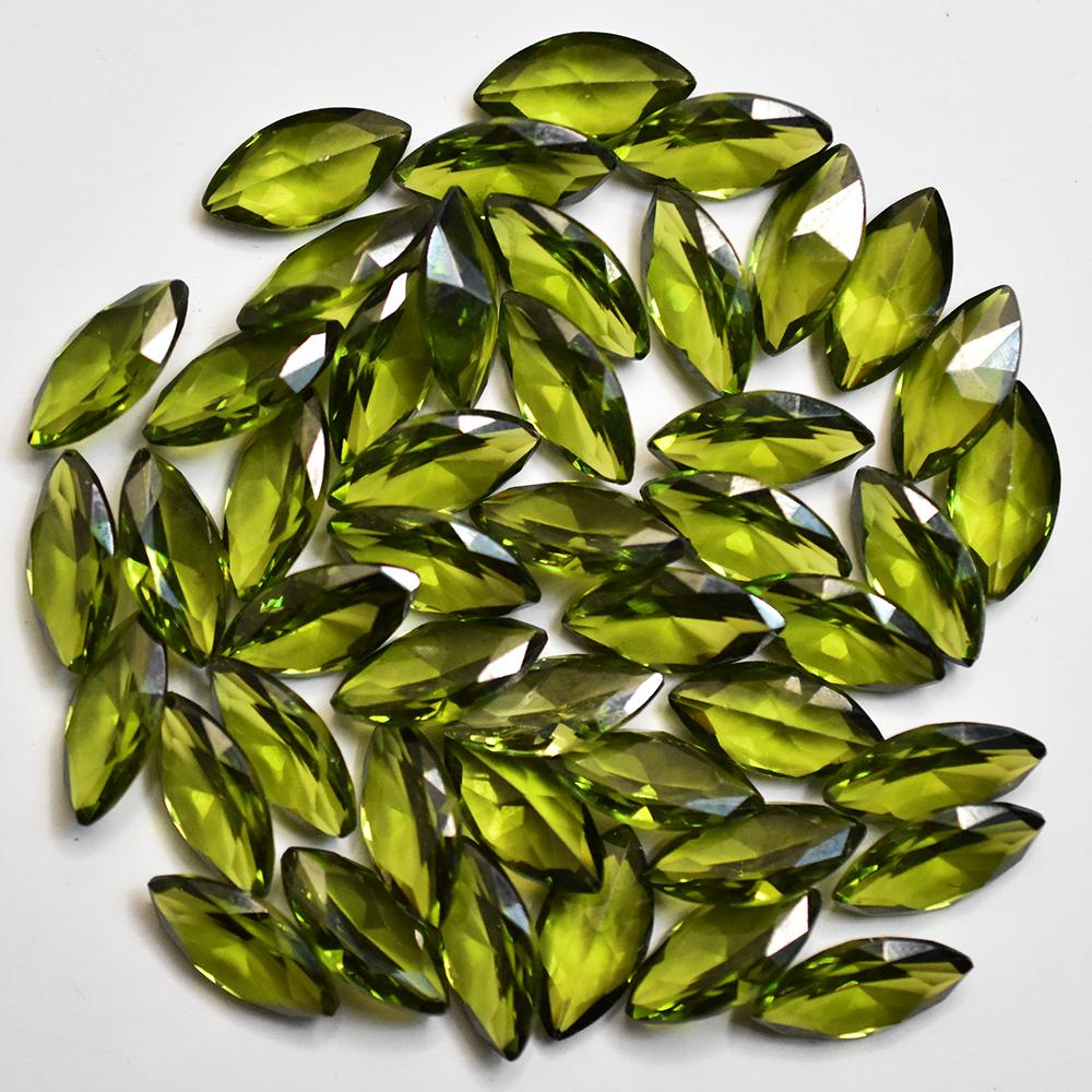 Natural Green Sapphire Loose Gemstone 12 Ct 10x5 Mm Marquise Cut Lot Stone September Birthstone Gift