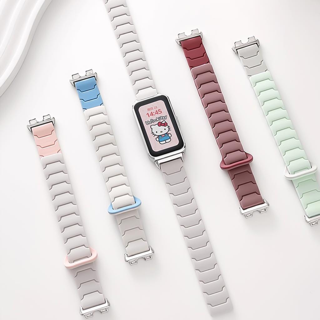 Magnetic Band For Huawei Watch 10/9/8 Sport Strap For Huawei Band 8/9/10 Smartwatch Women Men Silicone Bracelet