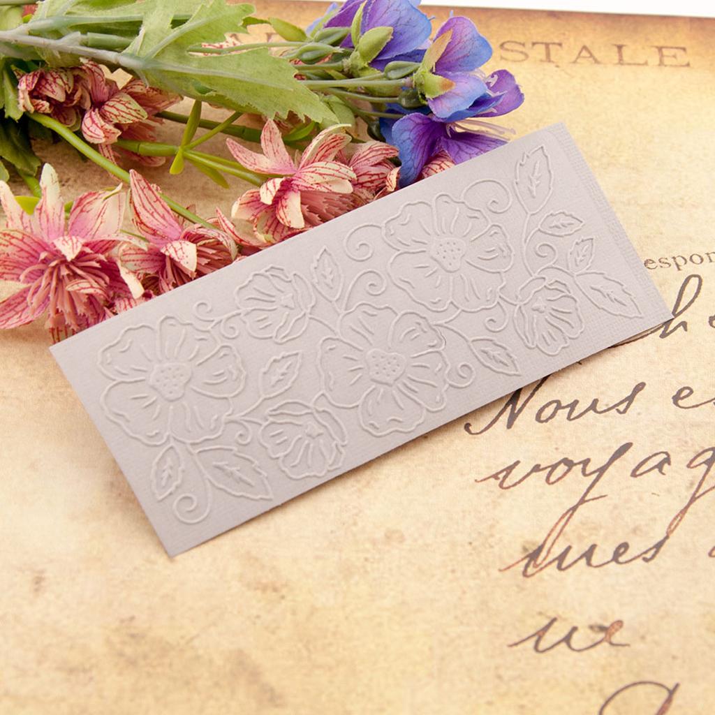 Flower Leaf Embossing Folder Template Photo Album Card Paper Making Decoration