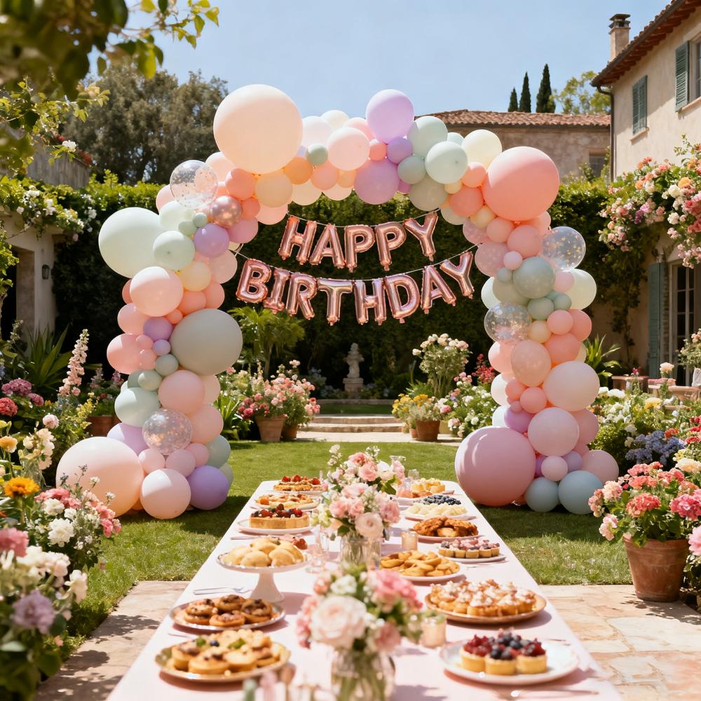 Pink Macaron Balloon Garland Arch Decor Wedding Birthday Party Decoration Kids Red White Blue Latex Balloons Baby Shower Globos
