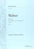 Weber: Clarinet Concerto No. 2 In E-flat Major, Op. 74 / Breitkopf & Härtel / Solo with Piano Accompaniment