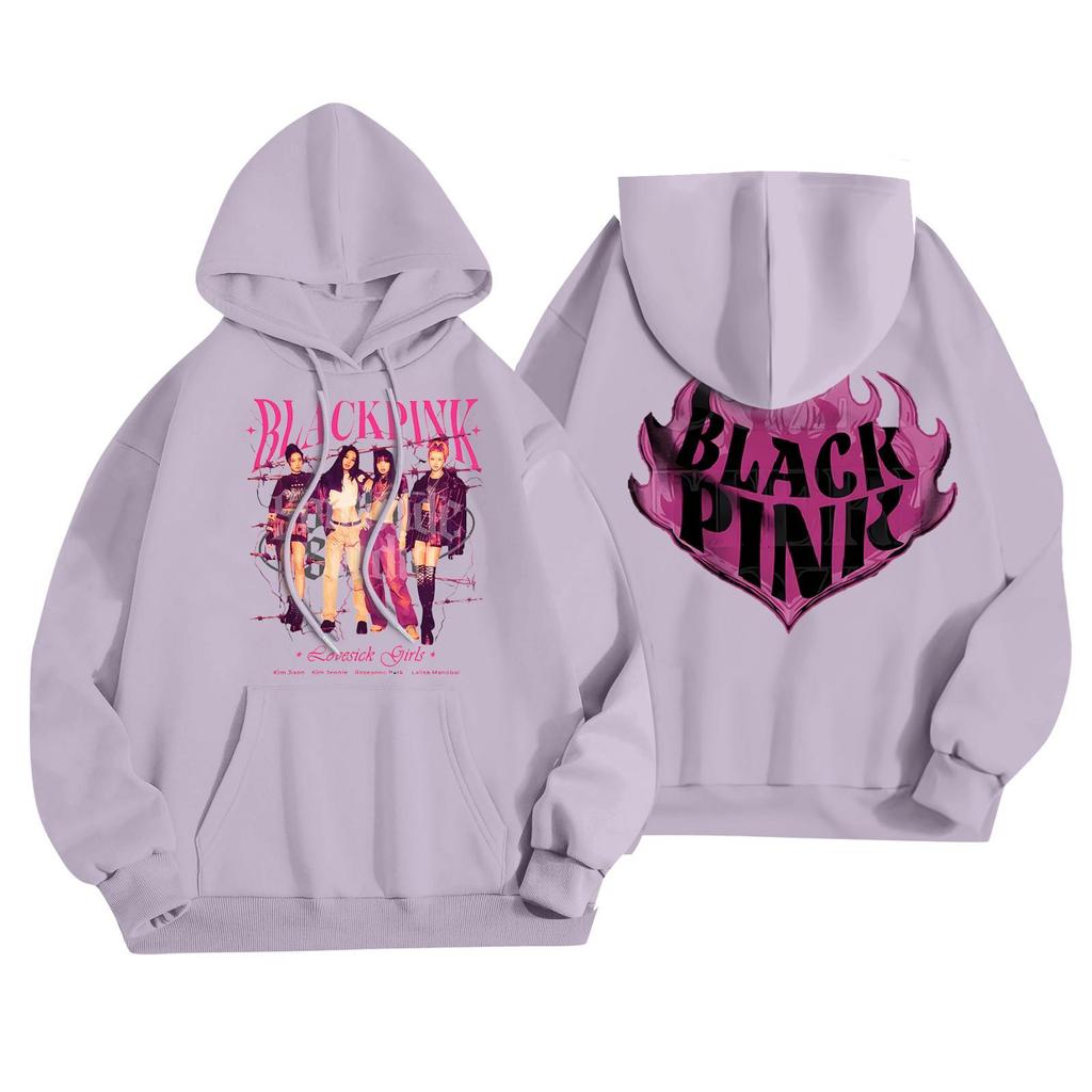 Women's Fashionable Casual Hooded Long Sleeved Printed Sweatshirt