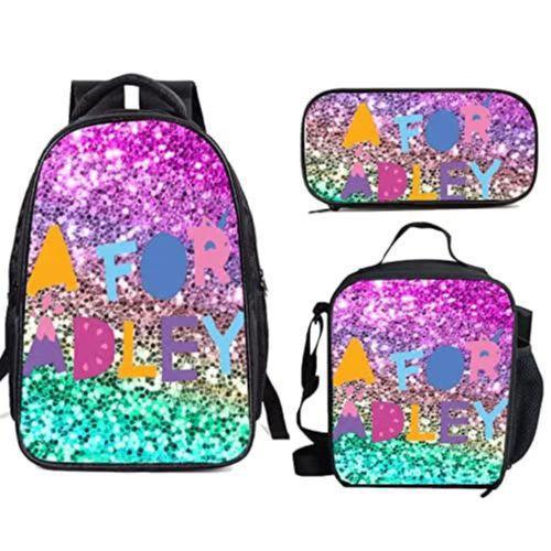 Backpack 17-Inch Student Schoolbag Set 3D Digital Printing Schoolbag To Make