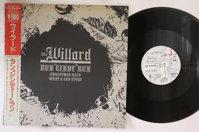 12-Zoll Schallplatte WILLARD - Run "Cindy" Run / Christmas Raid / T98104 EASTWORLD 1986 Japan Obi Japanischer Pop/Rock Gebraucht
