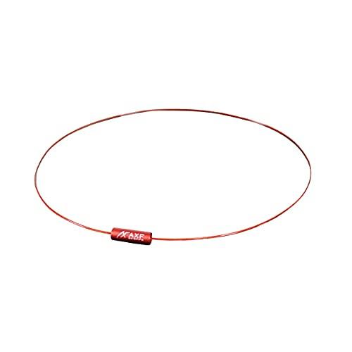 AXF EX Airy Wire Necklace, Red, Size S (45cm)