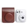 1Pc For Instax Mini 12 Case Camera Bag Pu Leather Cover Bag Camera Case For Instax Mini 12 Camera Bag With Shoulder Strap