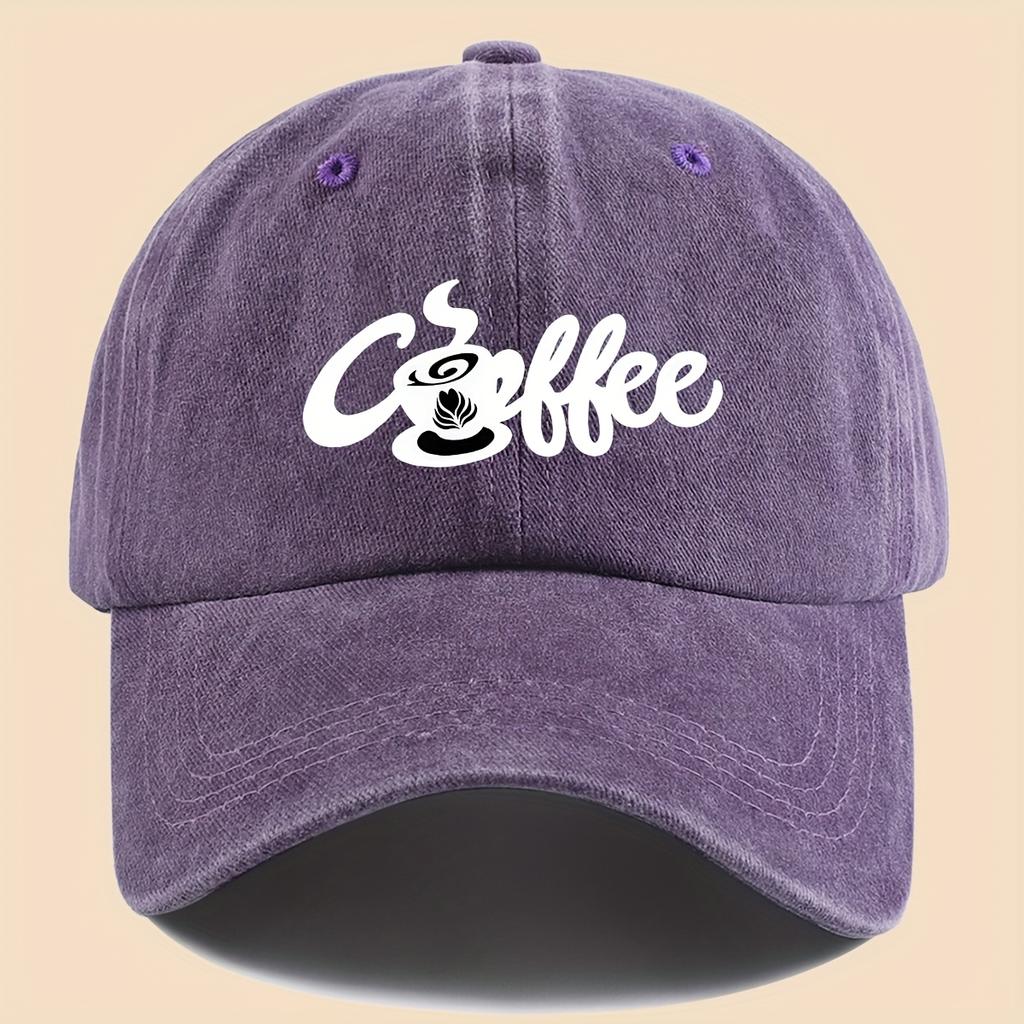 Retro Washed Baseball Cap Simple Breathable Adjustable Unisex Hat