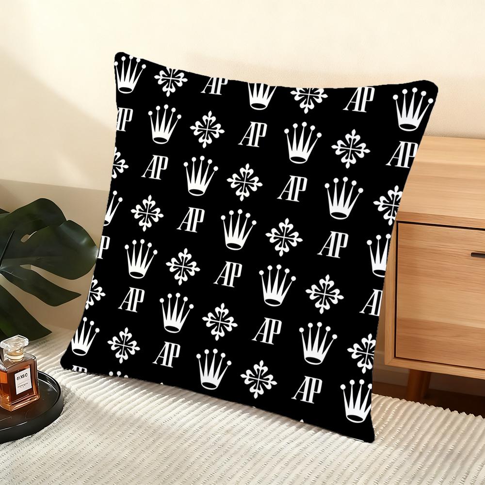 A-Audemars Piguet Cushion Cover Soft Short Plush Pillow Cover Smooth Cozy Texture Aesthetic Cushion Case Home Decor