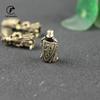 Copper Ancient Empire Warrior Knife Bead Keychain Pendants Vintage Brass Umbrella Rope DIY Hanging Accessories Paracord Jewelry