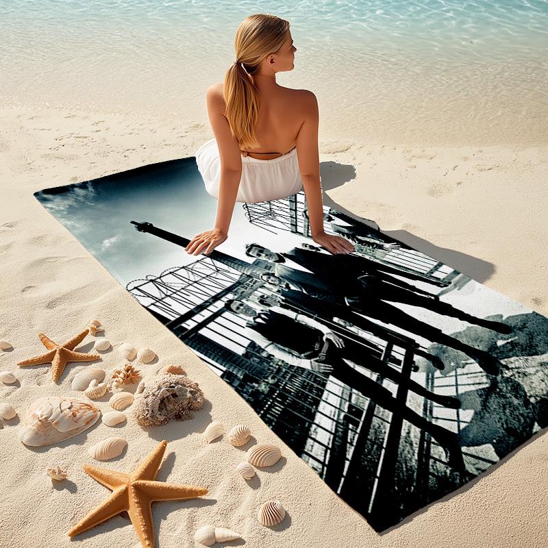 Till Lindemann, Lead Singer of the German Heavy Metal Rock Band Rammstein, Outdoor Camping Vacation Swimming Beach Scarf Decorative Blanket F13