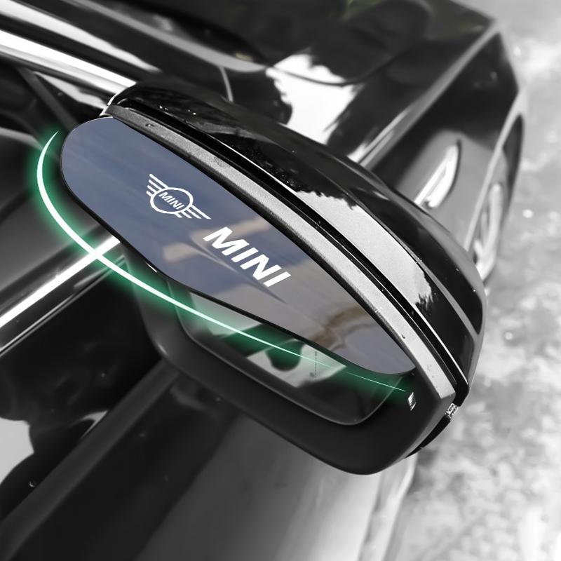 2 ks Kryt proti dešti bočního zrcátka zpětného pohledu do auta Sluneční clona Ochrana obočí Pro BMW Mini Cooper F54 F55 F56 R56 R60 SONE Roadster Clubman Kupé