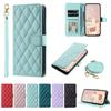 Plaid Flip Leather Crossbody Case with Card Slot & Lanyard for Google Pixel 8 Pro/8A