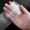 Car Threshold Protector Transparent Decorative Badge 3D Sticker For Mercedes Benz W177 W212 W213 W205 V177 W247 W176 GLA GLC X25 PB8