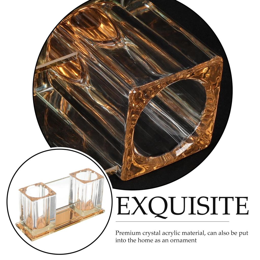 Lurrose Desktop Microphone Desktop Acrylic Microphone Tabletop Microphone Stand Tabletop Wireless Storage Holder, Stand, Holder,