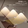 LADWOKFI Indirect Motion Sensor Indoor 1200mAh 3 Stepless Remote Control Wall No Installation Bracket Wall for Decorative Light Lighting, Stylish,