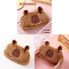 Capybara Plush Pencil Case With Large Capacity For Kids And Teens