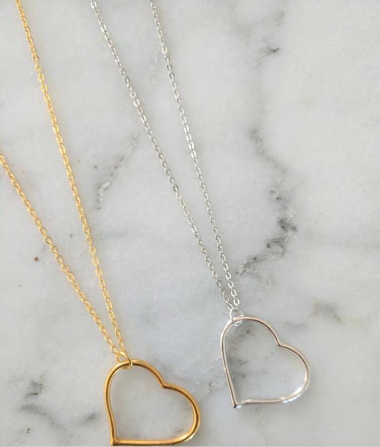 Simple Metal Style Sexy Hollow Love Peach Heart Shape, Long Sweater Chain Necklace Necklace Necklace