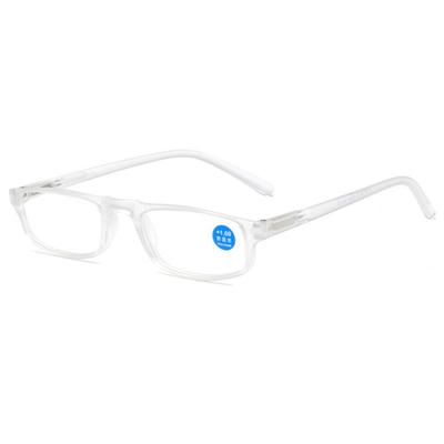 Fashion Transparent Anti Blue Ray Reading Glasses for Presbyopia Eyewear with UV Protection