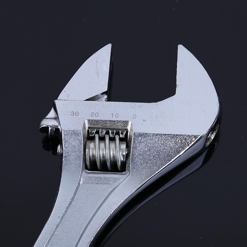 Multi-Purpose Adjustable Wrench with Large Opening