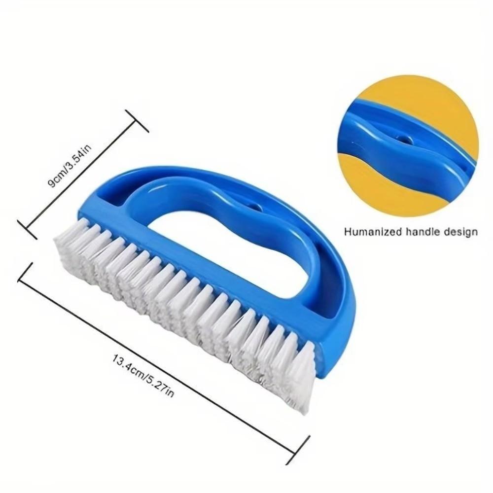 Curved Handle Gap Brush Fine Bristle Scrubber Brush Durable Car Cleaning Brush Car Floor Mats