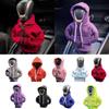 3Pcs/1Pc Universal Car Gear Shift Handle Hoodie Cover Knob Hoodie Cover Decoration Fit Manual Automatic Car Interior Accessories