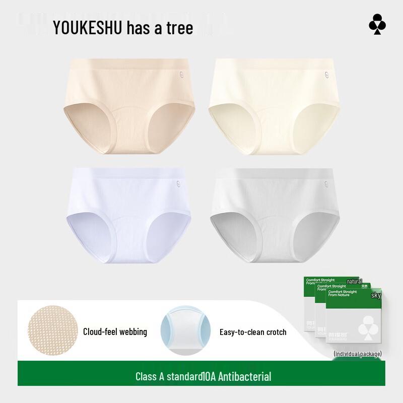 

Youkeshu Women s Seamless Antibacterial Breathable Cotton Briefs XL