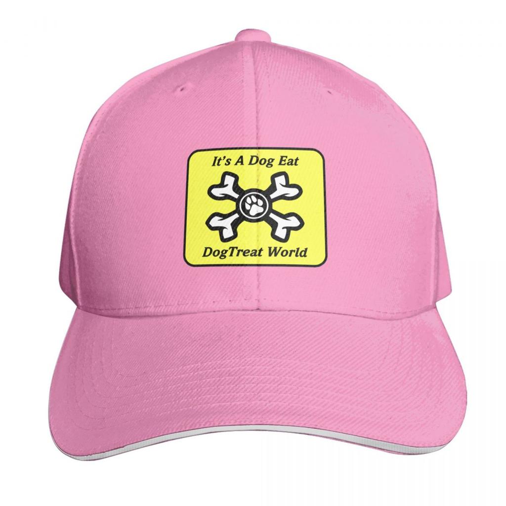 Dog Eat DogTreat World Baseball Cap Sun Cap Sports Cap Golf hats for Unisex Unisex Womens