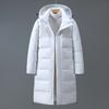 2025 New Cold Clothing Men's Long Winter Youth Men's Women's Hooded Warm Jacket