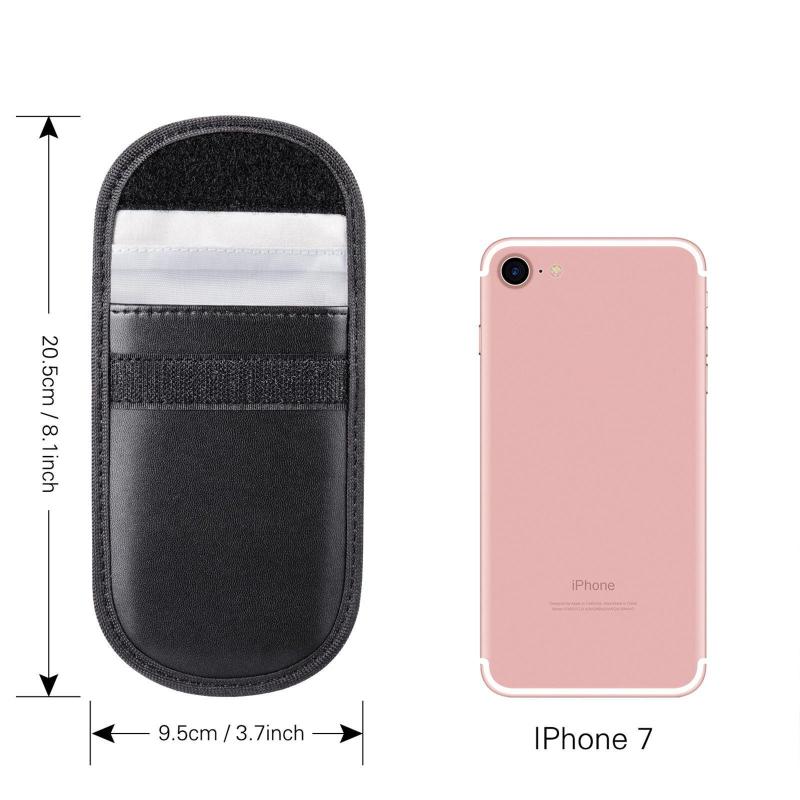 Samochód Key Signal Blocker Case Faraday Cage Fob Pouch Bezkluczowa torba blokująca RFID