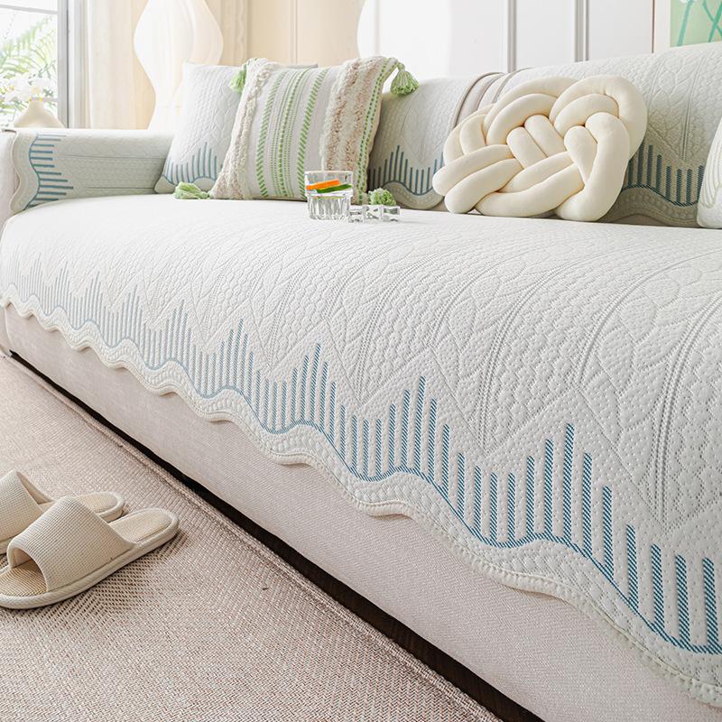 New Summer Special-Shaped Sofa Cushion Cool Non-Slip Seat Cushion Simple Modern Cool Doudou One-Piece Cover Towel
