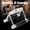 V Shaped Pull Rod Dual Handle Press Down Bar Portable Home Sports Equipment Anti Slip Double D Handle Bodybuilding