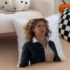 RRiver Song Cushion Cover Throw Pillow Cover Hidden Button Durable Polyester Chair Cushion