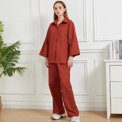 Camisa de verão e outono, calça feminina, terno, temperamento da moda, camisa de viajante