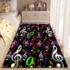 Colorful Music Note Pattern Carpet suitable as a non-slip mat for the living room or bedroom sofa