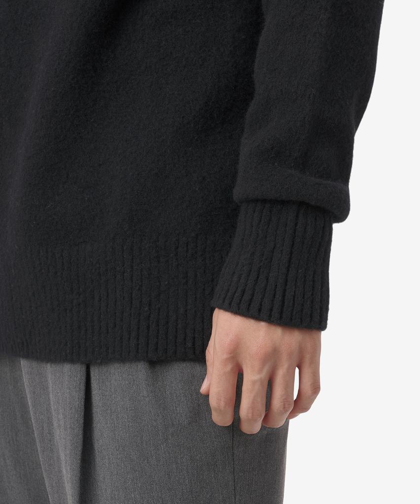 OAMC Whistler Logo High-Neck Knit - Black / 23A28Oak10Fltoa007001