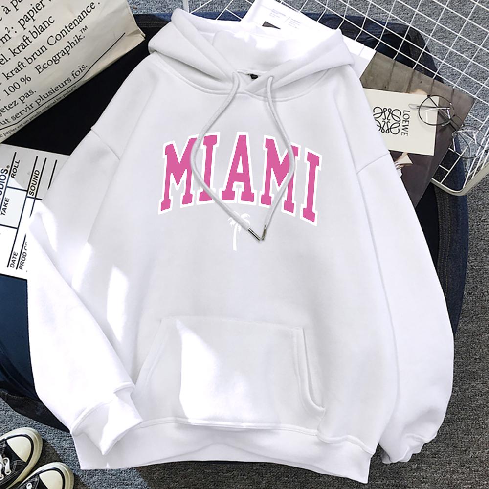 Miami Beach, Florida, USA. Men's Street Hoodie. Street Fashion Trend - Cool and Stylish.