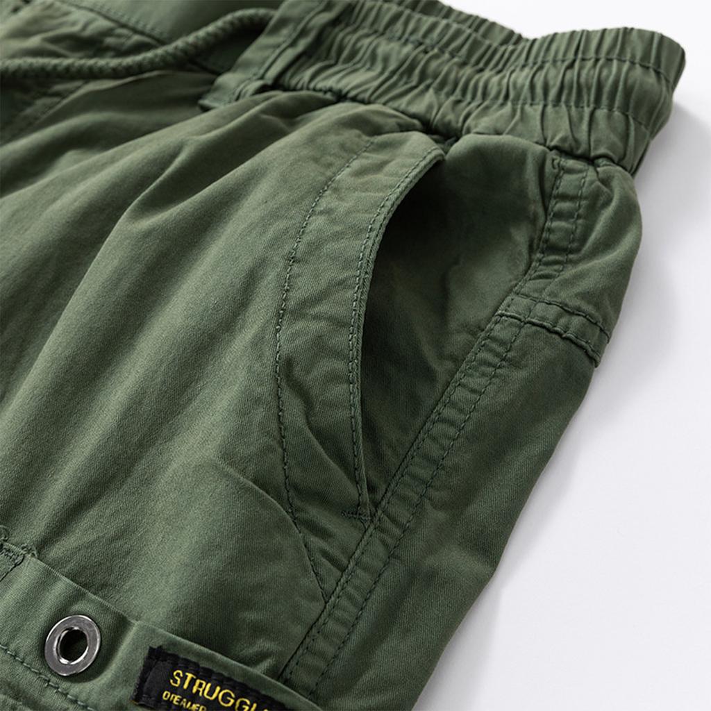 Pánské ležérní barvy Outdoors Pocket Beach Work Kalhoty Cargo Shorts Kalhoty