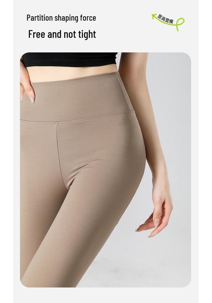 Women's High-Waist Tummy Control Shark Pants - Comfortable, Versatile, Hip-Lifting, Three-Quarter Base Layer for Summer 2026