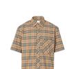 Burberry S / S Small Scale Check Stretch Cotton Shirt (Unisex) Shirts 8017297