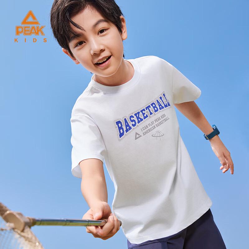 PEAK Kids' Cotton Short Sleeve Sports T-Shirt