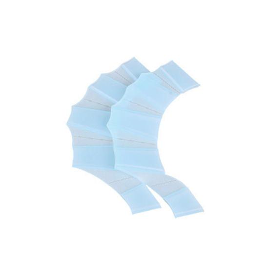 

1 Pair Silicone Swimming Flippers Hand Paddle Training Swim Gear Webbed Gloves M синій