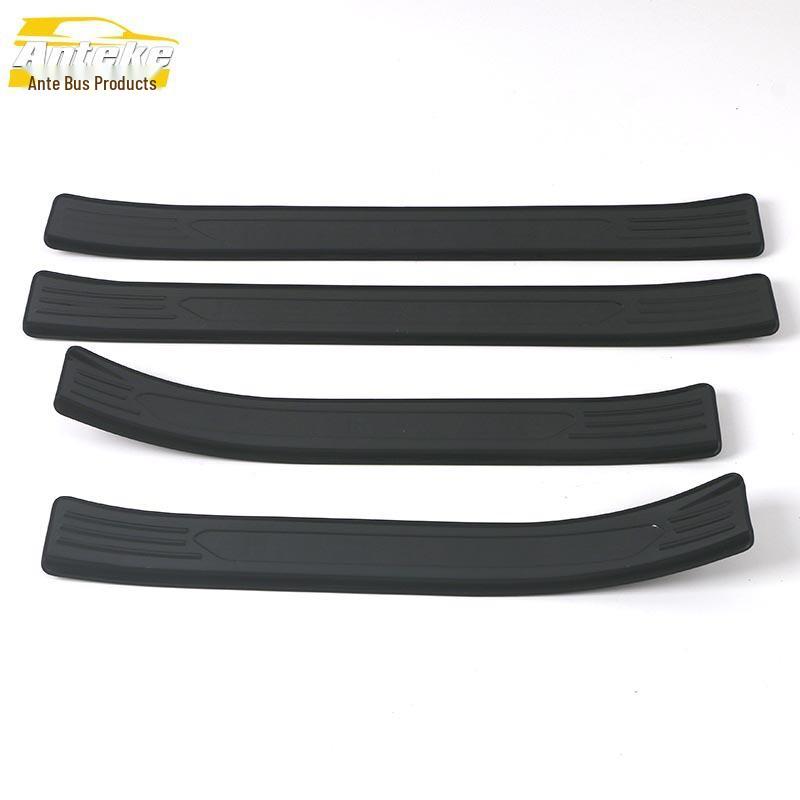 22 X5L Stainless Steel Sill Strips: Exterior Decorative Welcome Pedal Patches