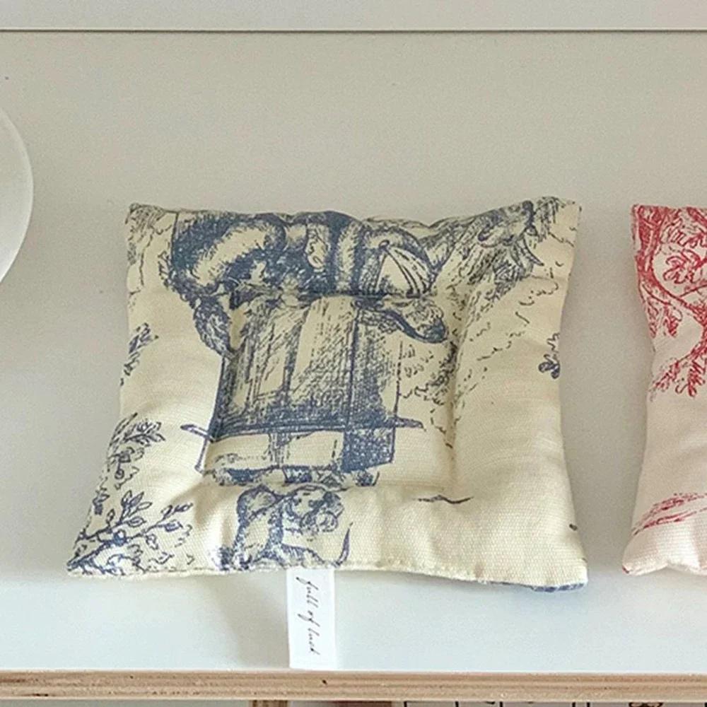 Koreanische INS Quadratische Baumwollgepolsterte Tischsets Küchentisch Esstisch Hintergrund-Requisiten für Fotos Hitzeschutzmatten Untersetzer