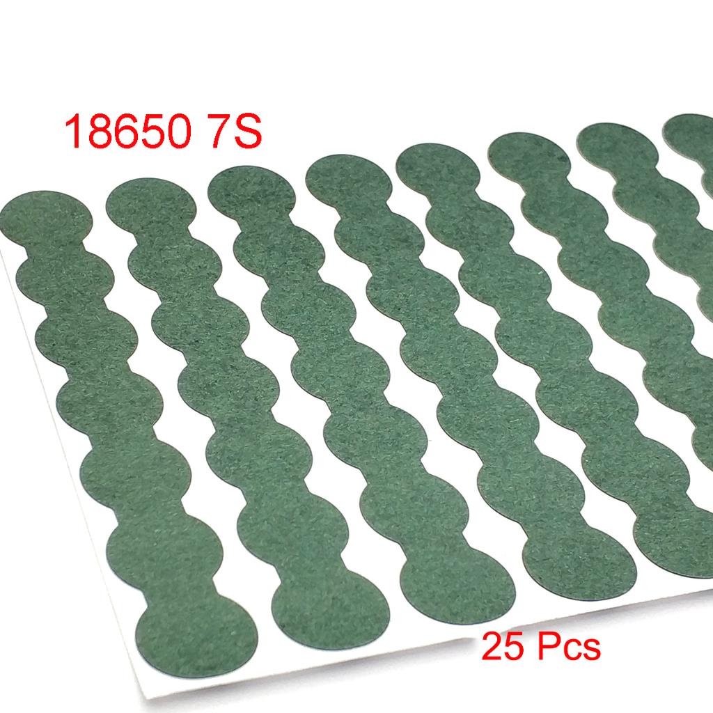 100pcs Self-Adhesive 21700 18650 26650 Battery Insulating Gasket, Hollow Paperboard Electrical Insulation Pad Rings 1S-8S Solid
