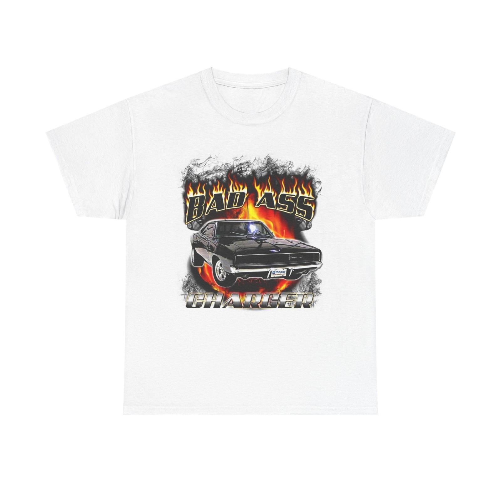 70 Charger Vintage Bad Ass Graphic T Shirt Mens Womens Tees Top Brand New Cotton Tee L