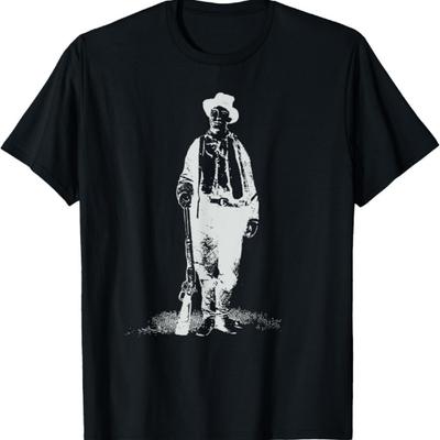 Billy the Kid Gunslinger Design Vintage Historical West T-Shirt
